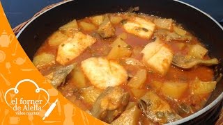 Bacalao con Patatas y Alcachofas [upl. by Oalsecnew503]