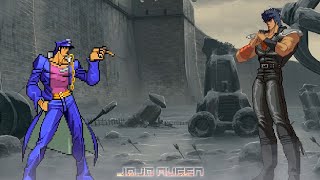 Jotaro Vargverse vs Kenshiro  Epic Battle  Jojos Bizarre Adventure vs Fist of the North Star [upl. by Attenohs]