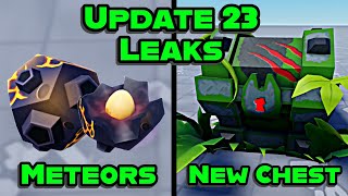 ☄️ METEORS JURASSIC DINO CHEST CRACKED EGGS AND MORE  UPDATE 23 NEW LEAKS IN PET SIMULATOR 99 [upl. by Yhtamit]