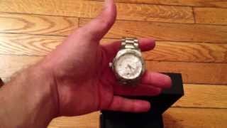 Movado Mens Swiss Series 800 SubSea Stainless Steel Bracelet Watch Review Unboxing [upl. by Nnitsuj]