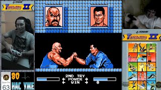 ARM WRESTLING до слёз в Track amp Field 2 NES 8 Bit [upl. by Volnay]