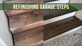 Refinishing Garage Steps [upl. by Arima198]