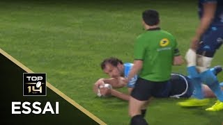 TOP 14  Essai Bismarck DU PLESSIS 1 MHR  Montpellier  Castres  J22  Saison 20172018 [upl. by Artima]