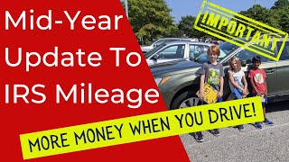 2022 IRS Mileage Rate Update [upl. by Amata]