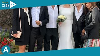 Renaud élégant au mariage dHugues Aufray avec sa compagne Cerise Jean Luc Reichmann dévoile plusi [upl. by Ytisahcal13]