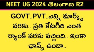 Neet UG 2024 Telangana government and private medical colleges cut off marks  Neet hunt  neet 2024 [upl. by Shea576]