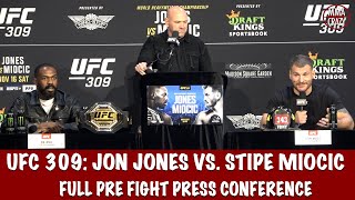 Full UFC 309 Pre Fight Press Conference Jon Jones vs Stipe Miocic [upl. by Nonnelg]