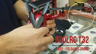 GooLRC T32  WIFI FOLDABLE DRONE [upl. by Inaffets378]