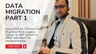 61 Data Migration Using BAPI  Business Application Programming Interface  in ABAP [upl. by Redmund]