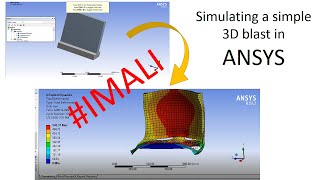 How to simulate 3D blast in ANSYS workbench  AUTODYN  imali [upl. by Evilo770]