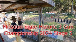 Missouri State Historic 3 Gun Championship 2024 Stage 5 [upl. by Tobi]