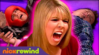 Most Savage iCarly Stunts Ever 🥴🥊  NickRewind [upl. by Acinorahs]