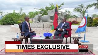 Times Exclusive featuring Peter Mutharika – 20 April 2024 [upl. by Tinaret]