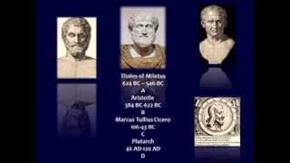 Thales to Plutarch 624 BC  120 AD Philosophy [upl. by Wittie]