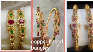 copper based Gold Jewellery  EMI Facility  Free shipping  Gold bangles  Jyothivlogs [upl. by Gnas777]