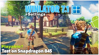 Oceanhorn 2 Knight of the Lost Realm Android Gameplay  Winlator 71  Tested on Snapdragon 845 [upl. by Nimsaj]