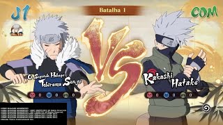 Tobirama Edo tensei Vs Kakashi Dublado  Naruto X Boruto Storm connections [upl. by Nennerb239]