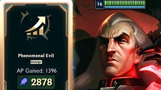 2900 AP Swain with 20000 HP Infinite Stacking Augments 1st Round make him INSANE [upl. by Sheehan]