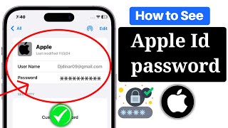 How To See Your Apple ID Password on iphone New  How To See Apple ID Password if You Forgot it [upl. by Eeryn]