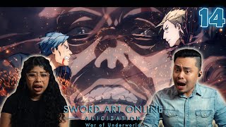 BERCOULI VS VECTA OMG Sword Art Online Alicization War of the Underworld Episode 14 Reaction [upl. by Palestine571]