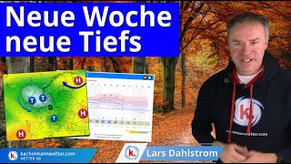 Neue Woche neue Tiefs  Es wird aber nicht überall und ständig nass [upl. by Nylarac]