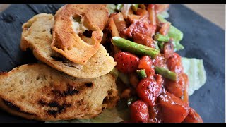 2 Lauwarmer Spargelsalat mit frischen Erdbeeren und ChiliBaguette 🌶DeutschHD [upl. by Trueman]