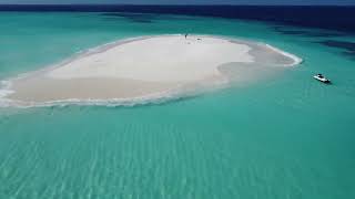 Kuredu Island Maldives Drone Footage Sandbanks 4k 2022 [upl. by Adnuhsar]