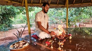 A Glimpse of the Agnihotra Homa Ritual  Havan for balancing the elements [upl. by Acinaj893]