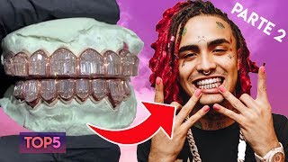 Top 5 Grillz De Raperos Parte 2 [upl. by Lede]