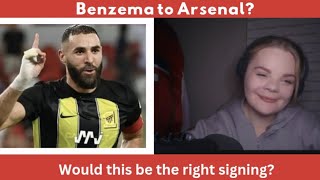 Benzema do Arsenal Would be the right Striker for us [upl. by Grishilda314]