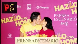 AISLINN DERBEZ  MAURICIO OCHMANN  BESO  HAZLO COMO HOMBRE [upl. by Goldy65]