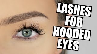 Best Lashes for Hooded Eyes  STEPHANIE LANGE [upl. by Kerwin]