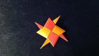 Origami Ninja Star  Modular Origami [upl. by Yeo351]