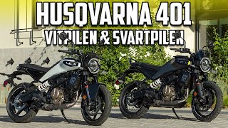 2024 Husqvarna Vitpilen 401 amp Svartpilen 401  First Ride Review  Cycle News [upl. by Airb]