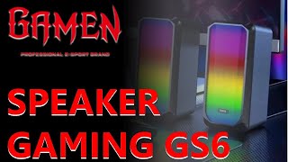 REVIEW SPEAKER GAMING GAMEN GS6  SPEAKER GAMING MURAH DAN BERKUALITAS REKOMENDASI UNTUK GAMERS [upl. by Sinnelg]