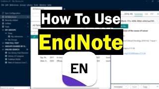 How To Use EndNote A Complete Beginners Guide [upl. by Niwrehs]