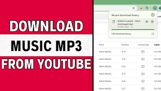 How To Download Music From YouTube Studio To MP3  Full Guide [upl. by Hanyaz467]