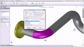 SOLIDWORKS Routing Verwendung von Rohrleitungsspezifikationen [upl. by Garibull]