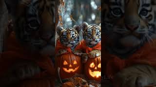 Happy Halloween aunts and uncles Have you got any candy for metiger nature catvideos cat [upl. by Attiuqaj149]