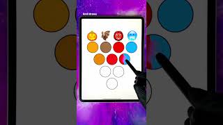 Halloween Emoji Color Mixing Satisfying🥶 relaxingart coloring mix colors mixing emojimixing [upl. by Davine352]