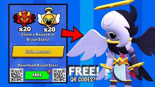 FREE x20 ANGEL amp DEMONIC DROPS 🎁 QR CODE BRAWL STAR 2024  BRAWL STARS NEW UPDATE [upl. by Tneciv34]