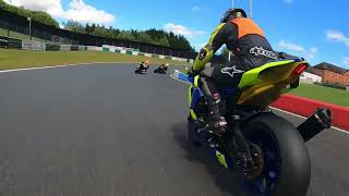 EMRA Rd4 Rookies Race 2 Crashed on last lap crash racing motorcycle [upl. by Eldnek]