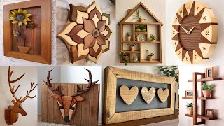 Wooden Wall Art amp Decoration Ideas [upl. by Samella353]