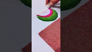 DIV diwali rangoli design bts rangoli art easy viralvideo shorts diy [upl. by Anaitat491]