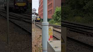 Class 170 Turbostar passing through a levelcrossing in Lincoln [upl. by Shields]