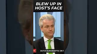 Watch Host Get Pissed as Geert Wilders Calmly State Uncomfortable Facts [upl. by Adyam]