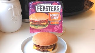 FEASTERS Double Stack Cheeseburger  ASDA  Food Review [upl. by Eiramanad]