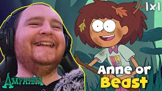 So Funny and Interesting  Amphibia 1x1 quotAnne or Beastquot Reaction [upl. by Allard]