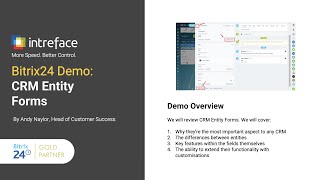 Bitrix24 Demo CRM Entity Form [upl. by Ivey18]