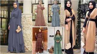 beautiful new design colour abaya collection  2024 stylish abaya design for girls [upl. by Nyltyak]